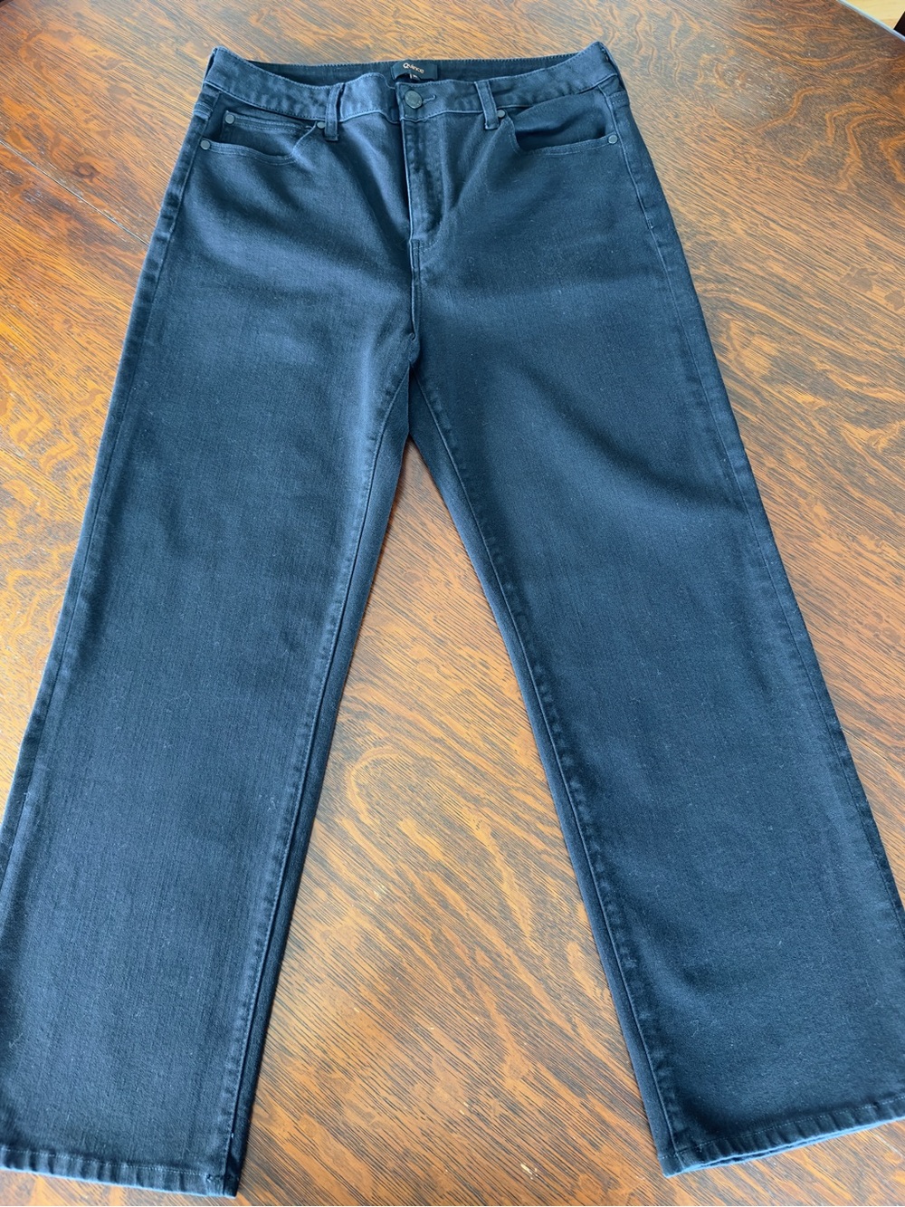 Quince Straight Leg Jeans Black EUC 31